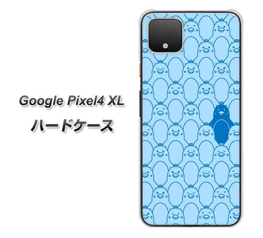 Google Pixel 4 XL 高画質仕上げ 背面印刷 ハードケース【MA917 パターン ペンギン】