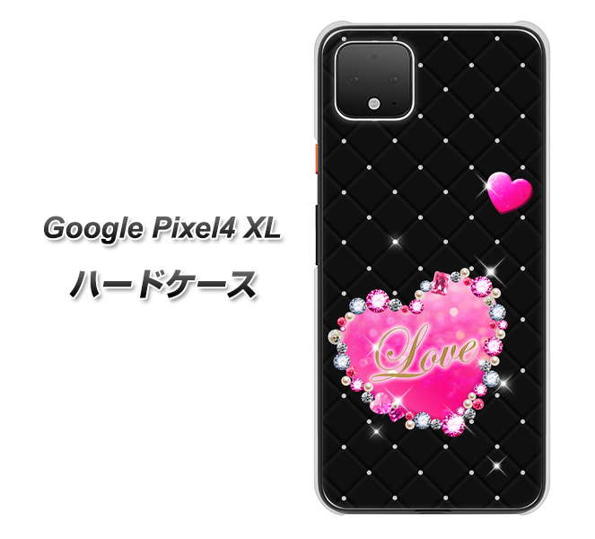 Google Pixel 4 XL 高画質仕上げ 背面印刷 ハードケース【SC823 スワロデコ風プリント】