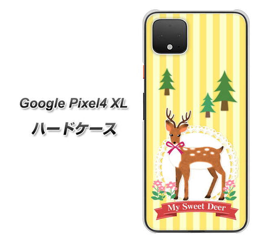 Google Pixel 4 XL 高画質仕上げ 背面印刷 ハードケース【SC826 森の鹿】
