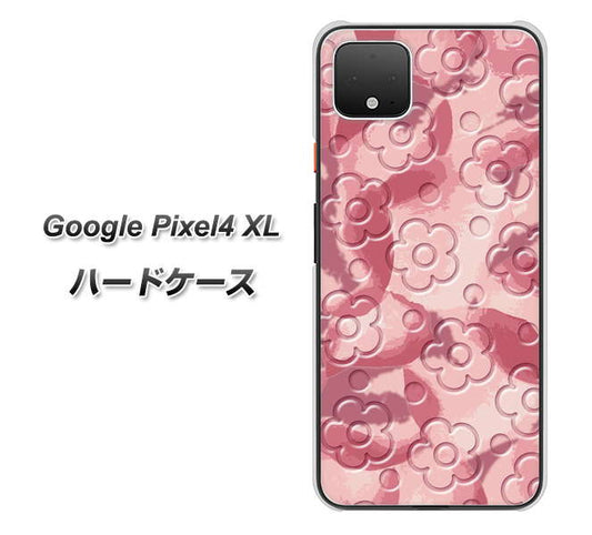 Google Pixel 4 XL 高画質仕上げ 背面印刷 ハードケース【SC846 フラワーヴェルニ花ピンク（ローズヴェルール）】