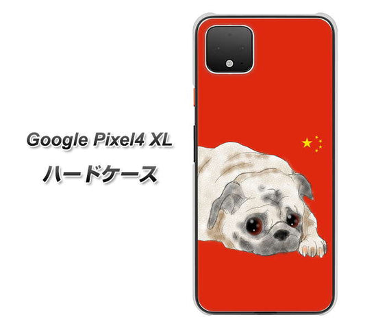Google Pixel 4 XL 高画質仕上げ 背面印刷 ハードケース【YD857 パグ03】