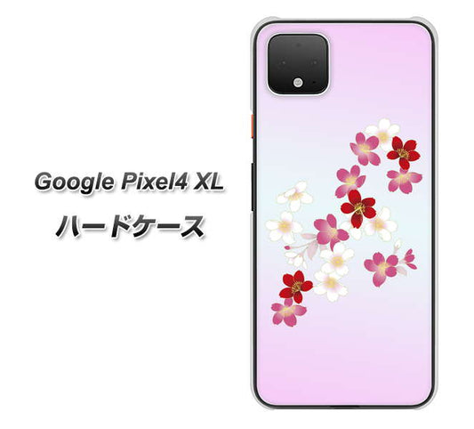 Google Pixel 4 XL 高画質仕上げ 背面印刷 ハードケース【YJ320 桜 和】