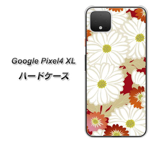 Google Pixel 4 XL 高画質仕上げ 背面印刷 ハードケース【YJ322 和柄 菊】