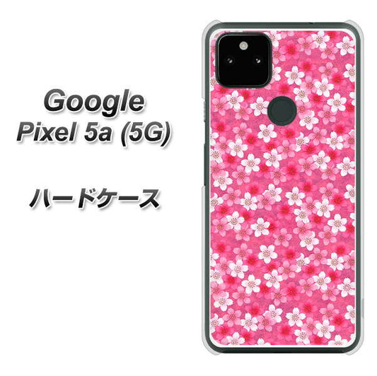 Google Pixel 5a (5G) 高画質仕上げ 背面印刷 ハードケース【065 さくら】