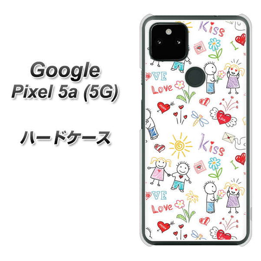 Google Pixel 5a (5G) 高画質仕上げ 背面印刷 ハードケース【710 カップル】