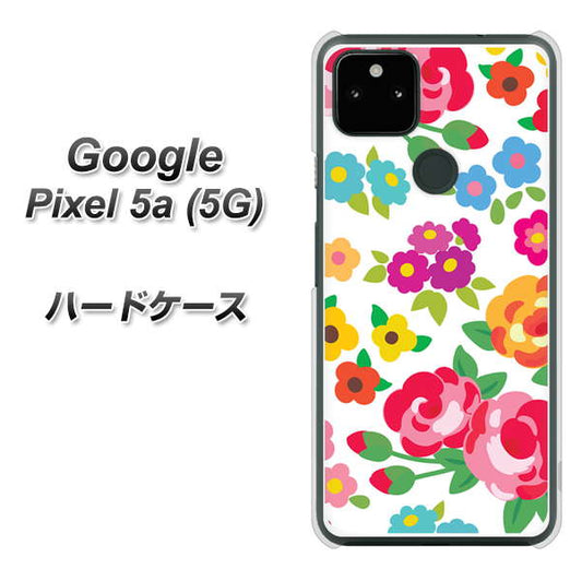 Google Pixel 5a (5G) 高画質仕上げ 背面印刷 ハードケース【776 5月のフラワーガーデン】