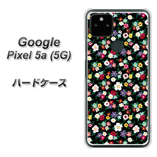 Google Pixel 5a (5G) 高画質仕上げ 背面印刷 ハードケース【778 マイクロリバティプリントBK】