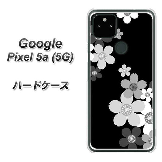 Google Pixel 5a (5G) 高画質仕上げ 背面印刷 ハードケース【1334 桜のフレーム】