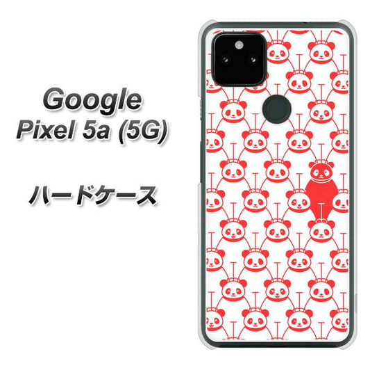 Google Pixel 5a (5G) 高画質仕上げ 背面印刷 ハードケース【MA913 パターン パンダ】