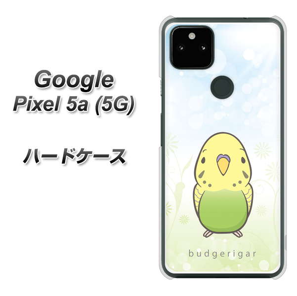Google Pixel 5a (5G) 高画質仕上げ 背面印刷 ハードケース【SC838 セキセイインコ グリーン】