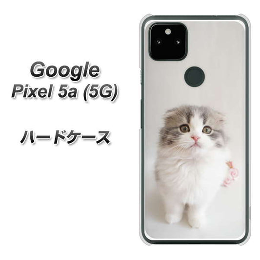 Google Pixel 5a (5G) 高画質仕上げ 背面印刷 ハードケース【VA803 まっていますネコ】