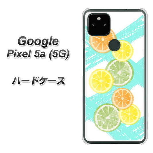 Google Pixel 5a (5G) 高画質仕上げ 背面印刷 ハードケース【YJ183 オレンジライム】