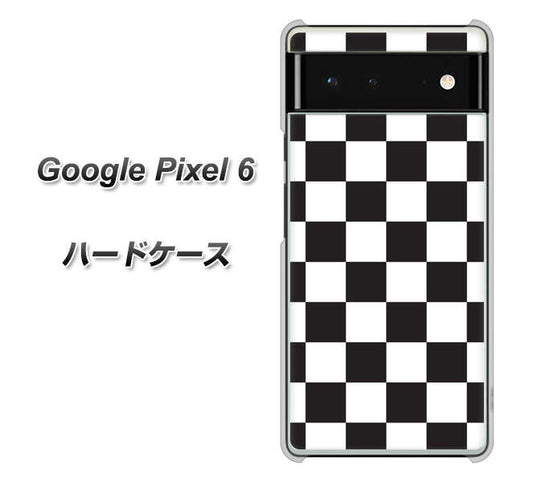 Google Pixel 6 高画質仕上げ 背面印刷 ハードケース【151 フラッグチェック】