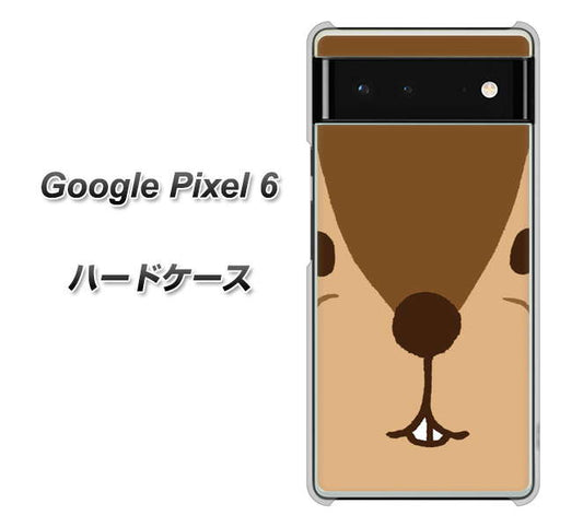 Google Pixel 6 高画質仕上げ 背面印刷 ハードケース【349 りす】