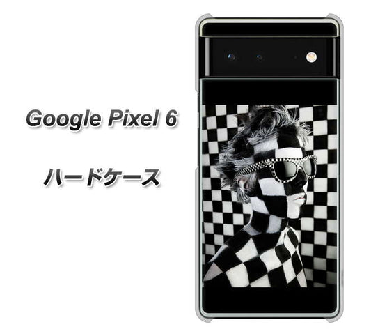 Google Pixel 6 高画質仕上げ 背面印刷 ハードケース【357 bk&wh】