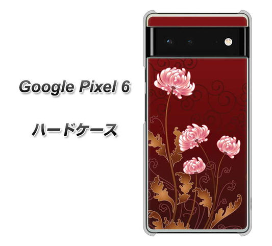 Google Pixel 6 高画質仕上げ 背面印刷 ハードケース【375 優美な菊】