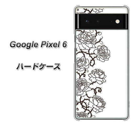 Google Pixel 6 高画質仕上げ 背面印刷 ハードケース【467 イバラ】