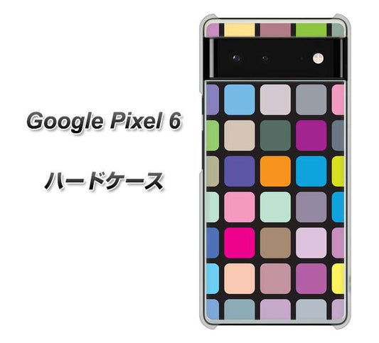 Google Pixel 6 高画質仕上げ 背面印刷 ハードケース【509 カラースクエア】