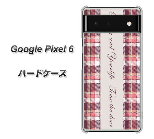 Google Pixel 6 高画質仕上げ 背面印刷 ハードケース【518 チェック柄besuty】