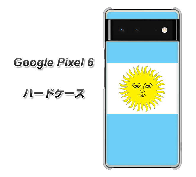 Google Pixel 6 高画質仕上げ 背面印刷 ハードケース【666 アルゼンチン】