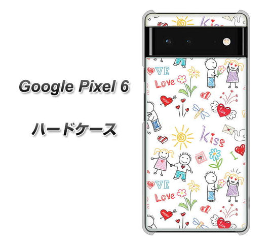 Google Pixel 6 高画質仕上げ 背面印刷 ハードケース【710 カップル】