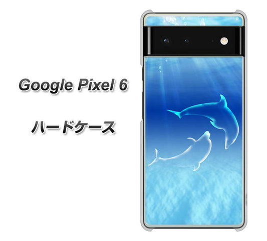Google Pixel 6 高画質仕上げ 背面印刷 ハードケース【1048 海の守り神イルカ】