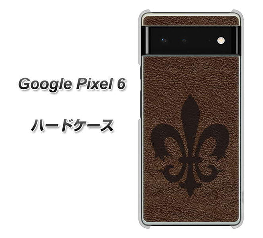 Google Pixel 6 高画質仕上げ 背面印刷 ハードケース【EK823 レザー風ユリ】