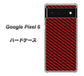 Google Pixel 6 高画質仕上げ 背面印刷 ハードケース【EK906 レッドカーボン】