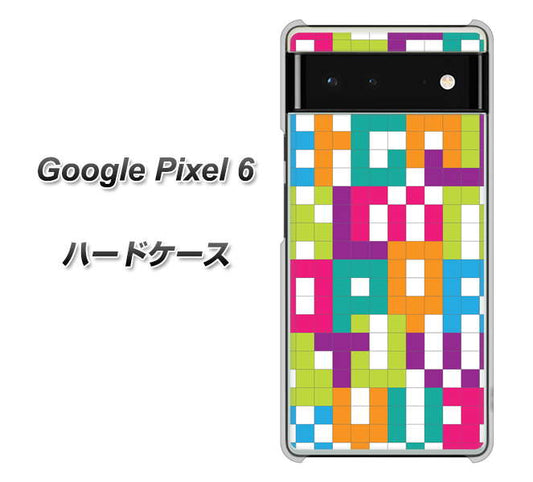 Google Pixel 6 高画質仕上げ 背面印刷 ハードケース【IB916 ブロックアルファベット】