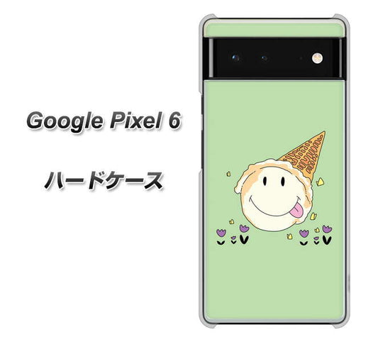 Google Pixel 6 高画質仕上げ 背面印刷 ハードケース【MA902 アイスクリーム】