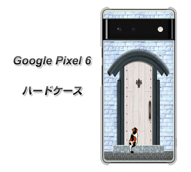 Google Pixel 6 高画質仕上げ 背面印刷 ハードケース【YA951 石ドア01】