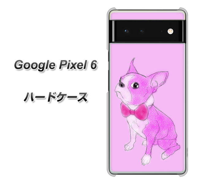 Google Pixel 6 高画質仕上げ 背面印刷 ハードケース【YD852 ボストンテリア03】