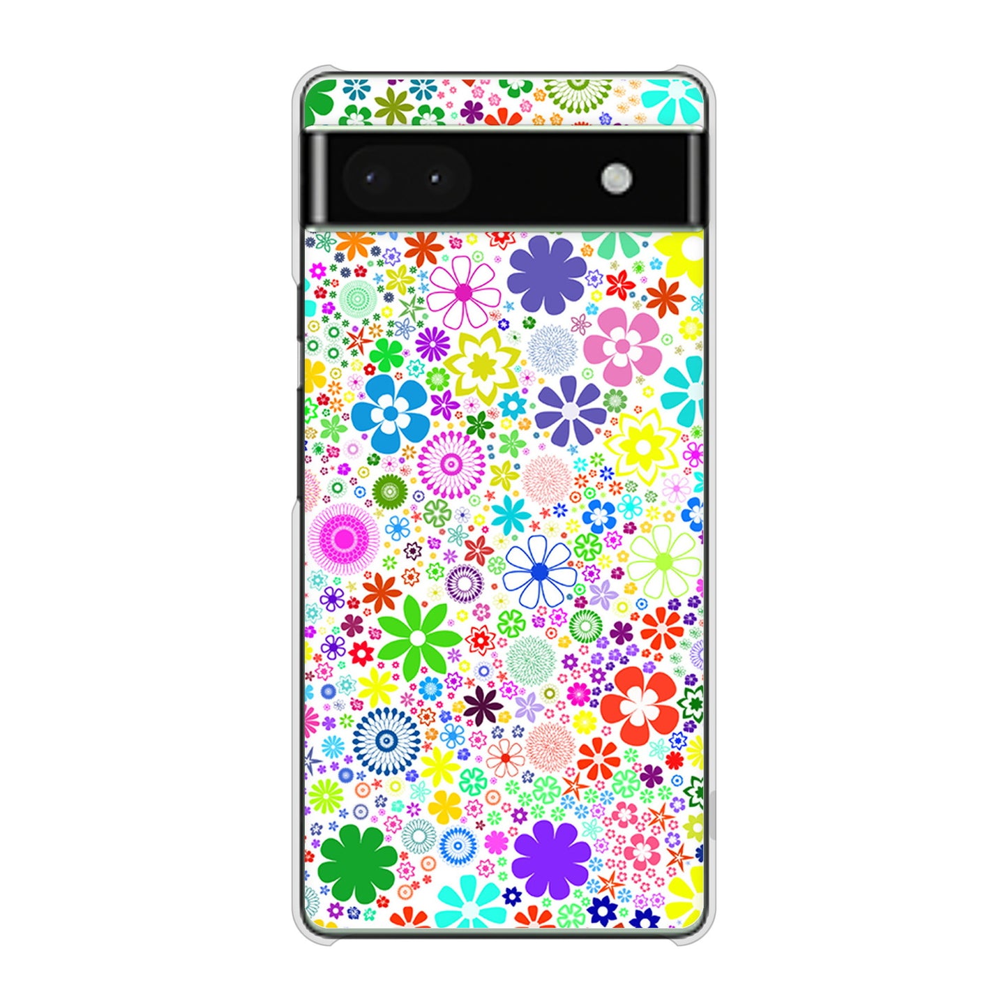 Google Pixel 6a 高画質仕上げ 背面印刷 ハードケース リバティプリント