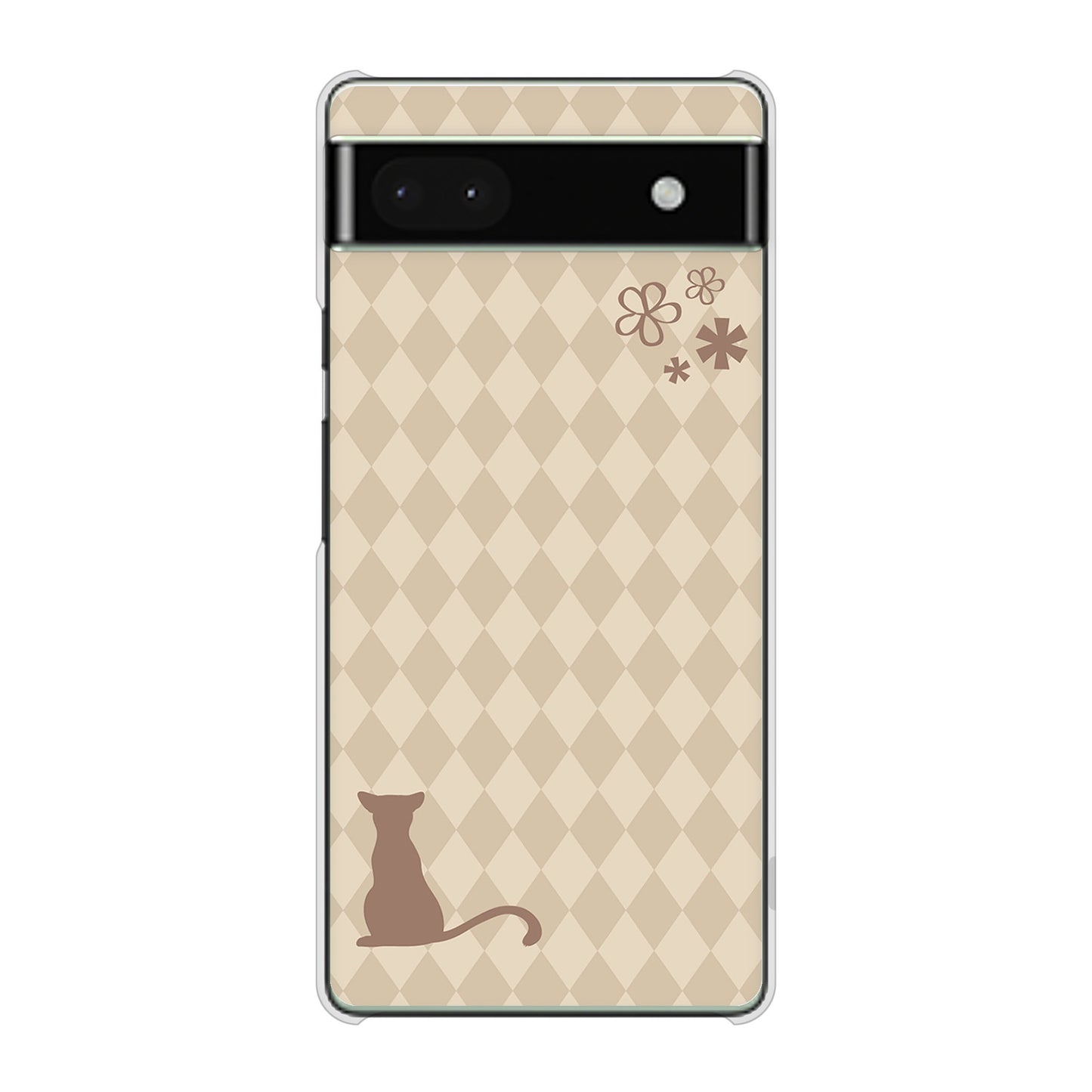 Google Pixel 6a 高画質仕上げ 背面印刷 ハードケース 【516 ワラビー】