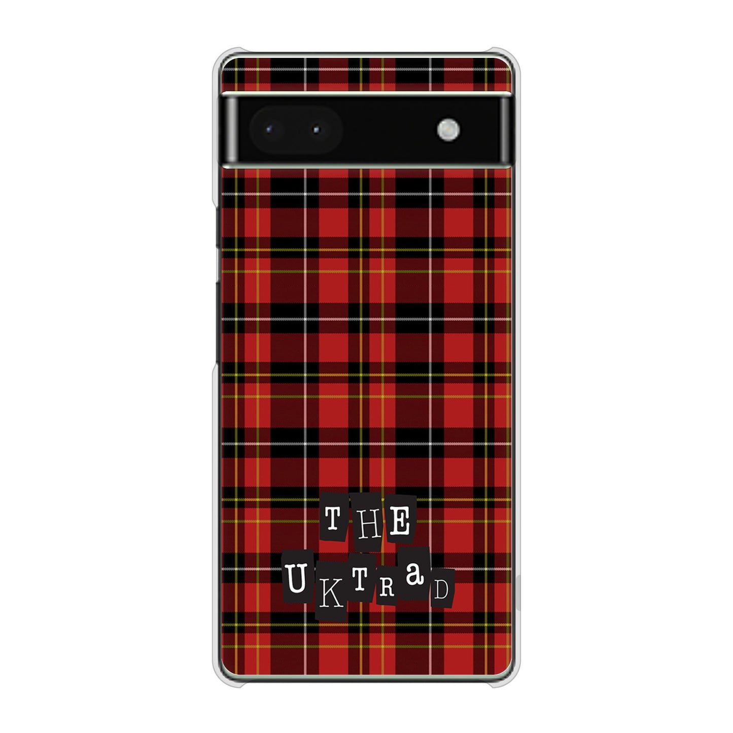 Google Pixel 6a 高画質仕上げ 背面印刷 ハードケース 【547 THEチェック】