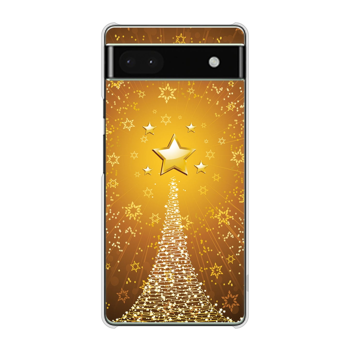 Google Pixel 6a 高画質仕上げ 背面印刷 ハードケース クリスマス