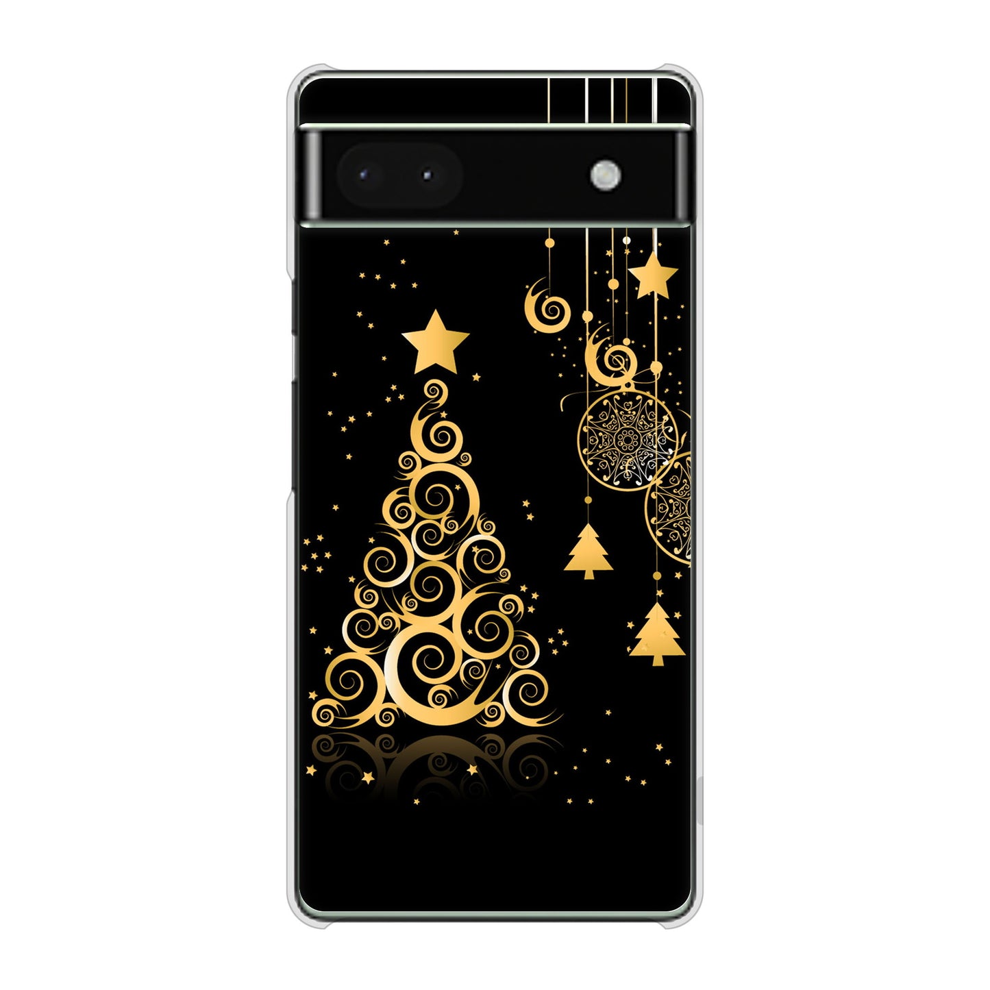 Google Pixel 6a 高画質仕上げ 背面印刷 ハードケース クリスマス