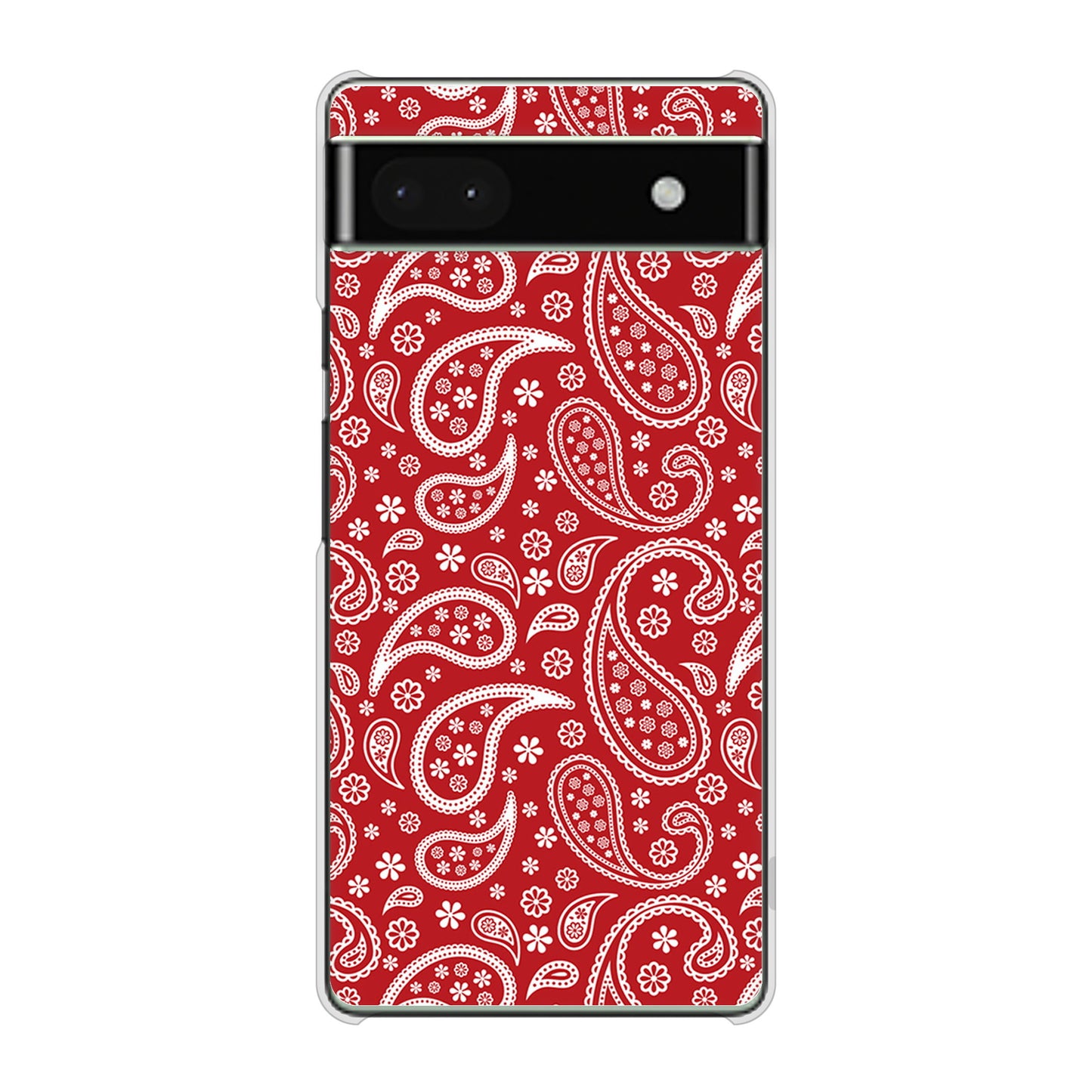Google Pixel 6a 高画質仕上げ 背面印刷 ハードケース ペイズリー