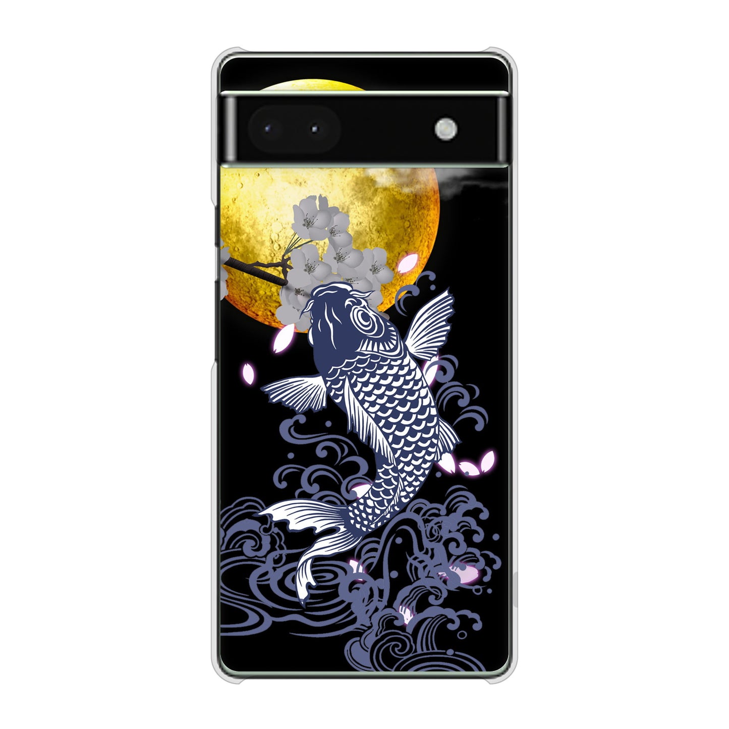 Google Pixel 6a 高画質仕上げ 背面印刷 ハードケース 鯉
