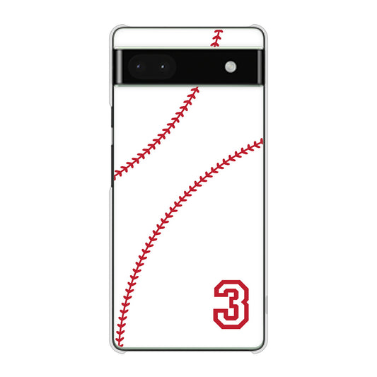 Google Pixel 6a 高画質仕上げ 背面印刷 ハードケース baseball