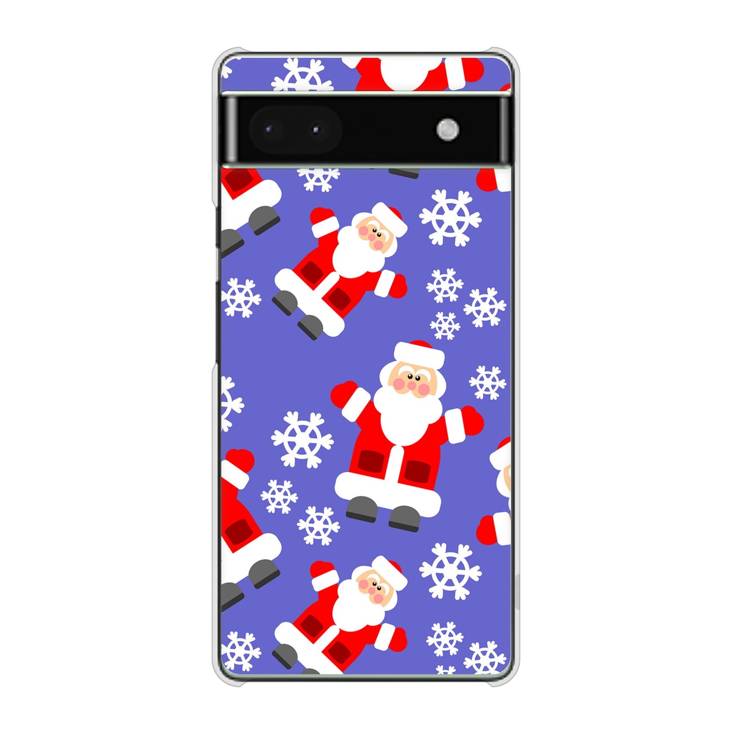Google Pixel 6a 高画質仕上げ 背面印刷 ハードケース クリスマス