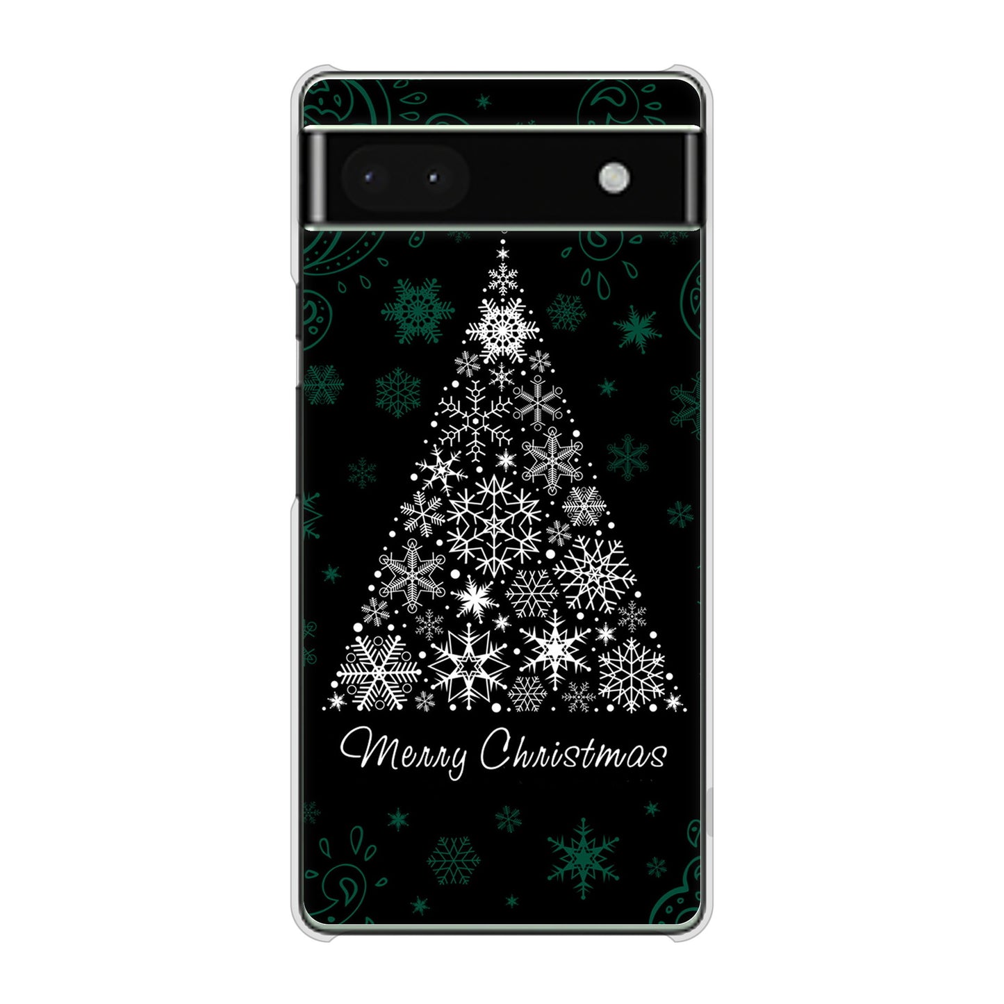 Google Pixel 6a 高画質仕上げ 背面印刷 ハードケース クリスマス