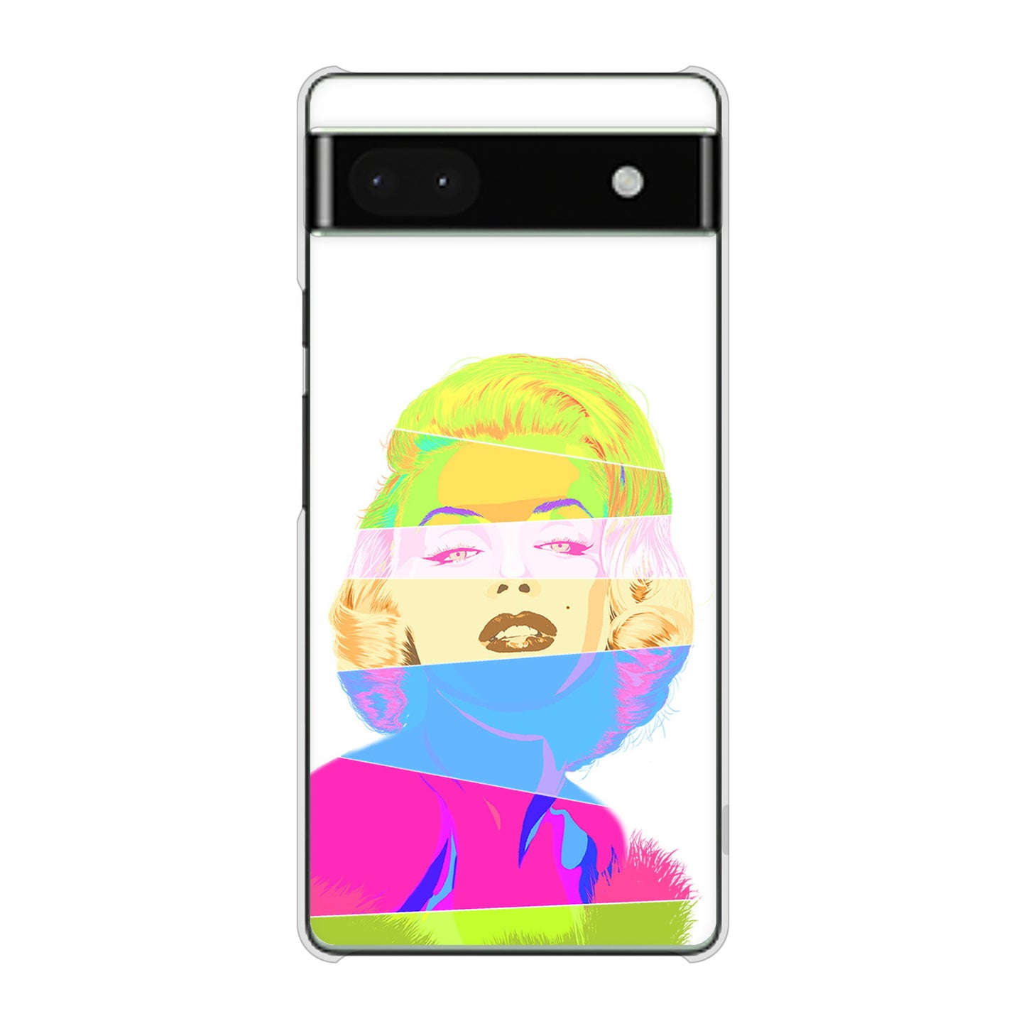 Google Pixel 6a 高画質仕上げ 背面印刷 ハードケース マリリンモンローデザイン