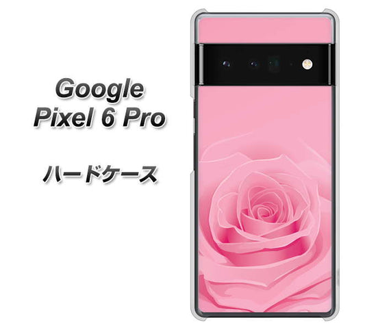 Google Pixel 6 Pro 高画質仕上げ 背面印刷 ハードケース【401 ピンクのバラ】