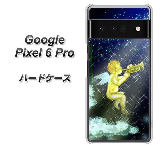 Google Pixel 6 Pro 高画質仕上げ 背面印刷 ハードケース【1248 天使の演奏】