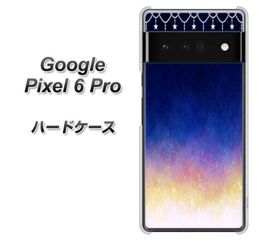 Google Pixel 6 Pro 高画質仕上げ 背面印刷 ハードケース【MI803 冬の夜空】