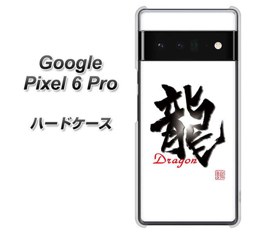 Google Pixel 6 Pro 高画質仕上げ 背面印刷 ハードケース【OE804 龍ノ書】