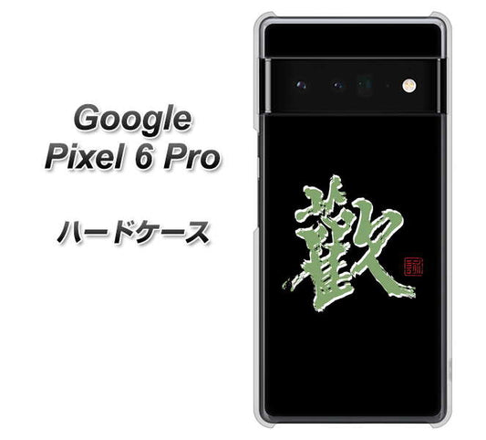 Google Pixel 6 Pro 高画質仕上げ 背面印刷 ハードケース【OE823 歓】