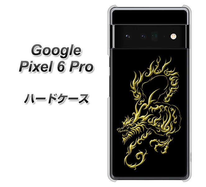Google Pixel 6 Pro 高画質仕上げ 背面印刷 ハードケース【VA831 闇と龍】