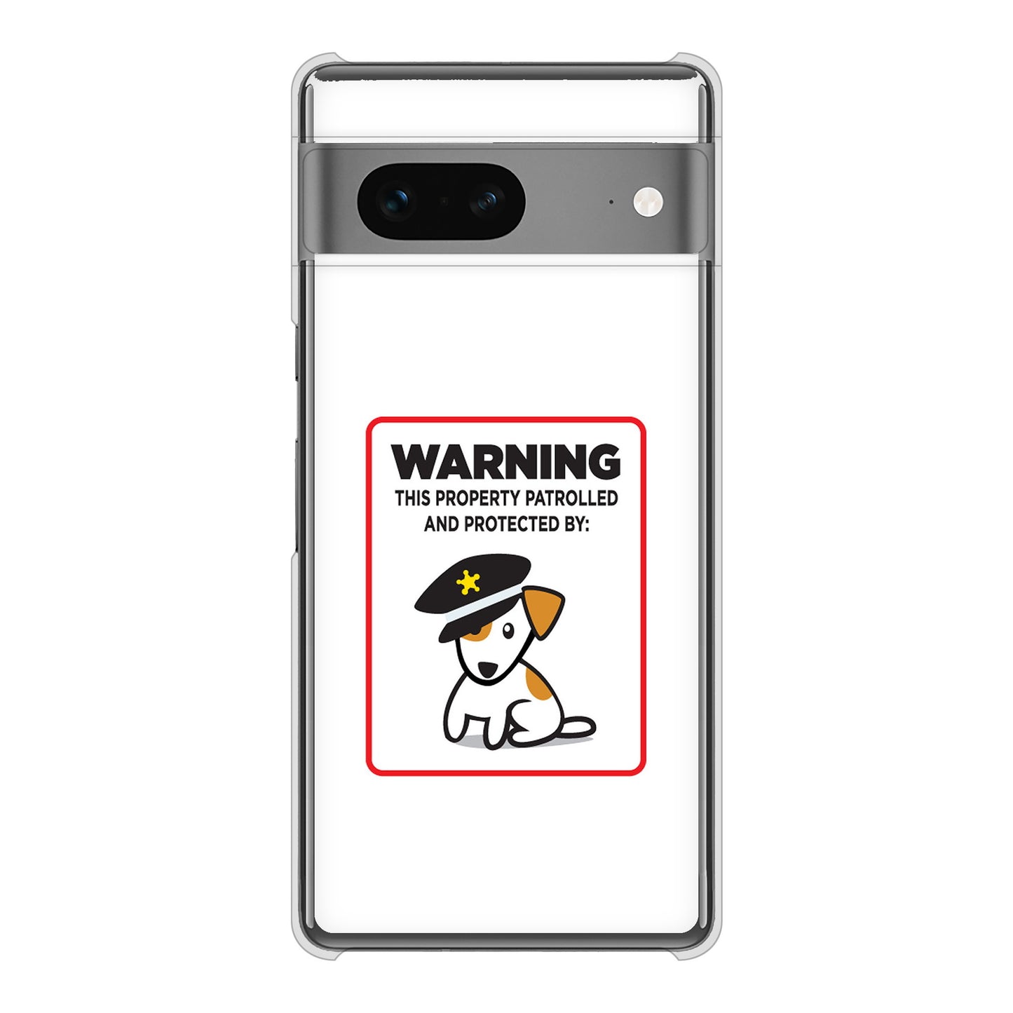 Google Pixel 7 高画質仕上げ 背面印刷 ハードケース 【374 猛犬注意】